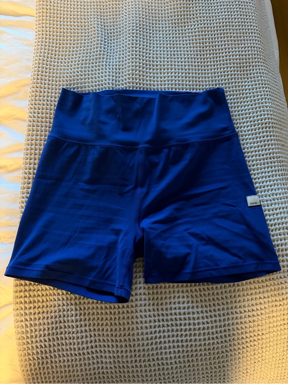 Vuori High-Waist Royal Blue Women’s Active Shorts